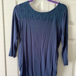 Motherhood Maternity Navy Blouse